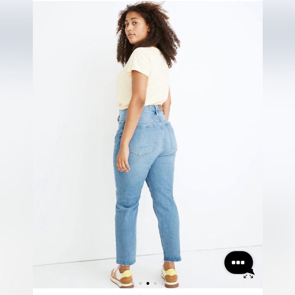 Madewell Classic Straight Jeans size 27 zip Front